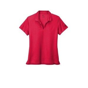 Nike Ladies Dri-FIT Micro Pique 2.0 Polo - Medium - University Red